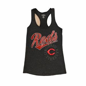Cincinnati Reds gray tank top